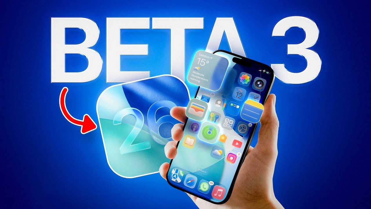 به‌روزرسانی iOS 26 Beta 3
