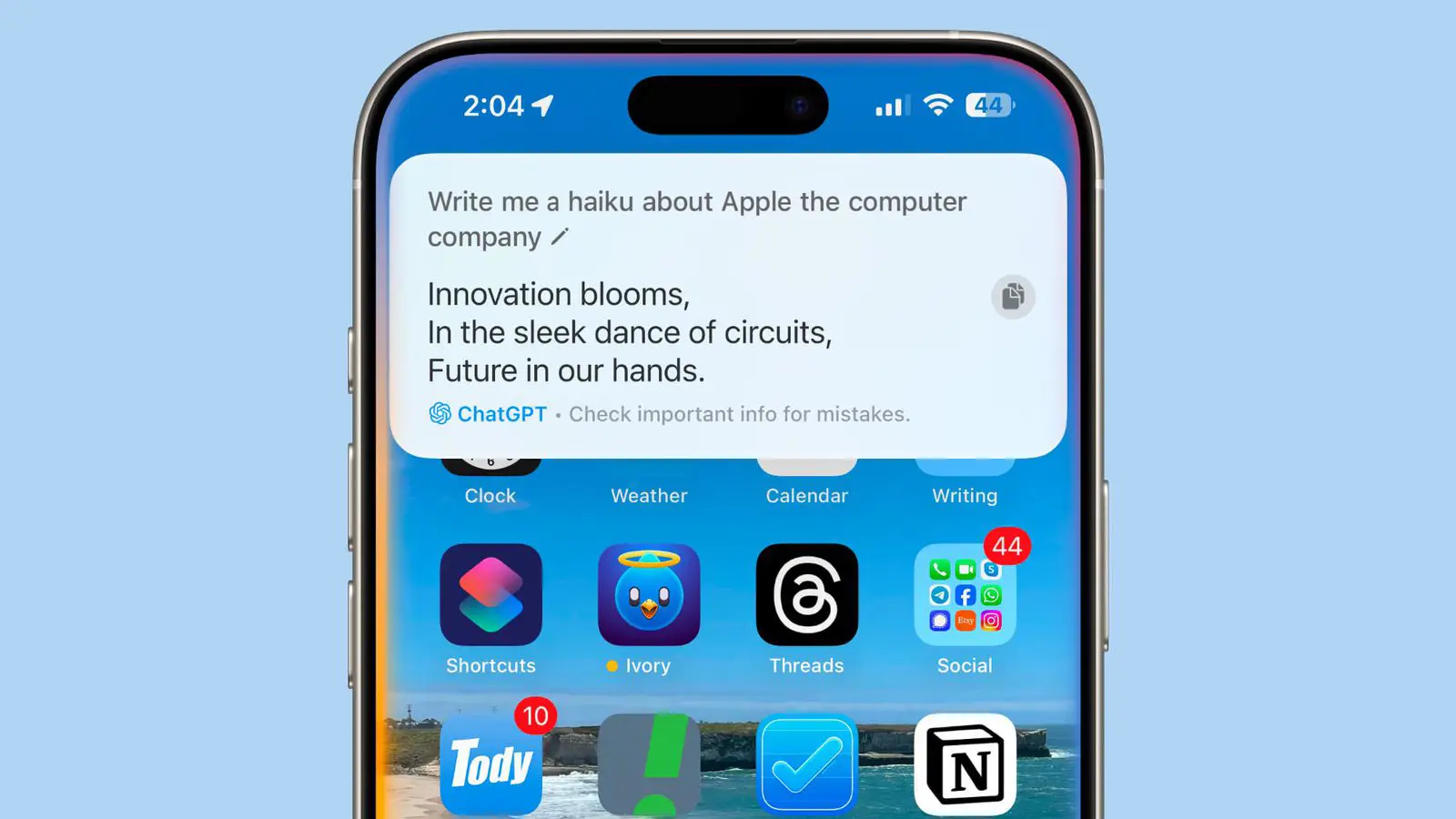 هوش مصنوعی GPT-5 با آپدیت iOS 26 به Apple Intelligence می‌آید