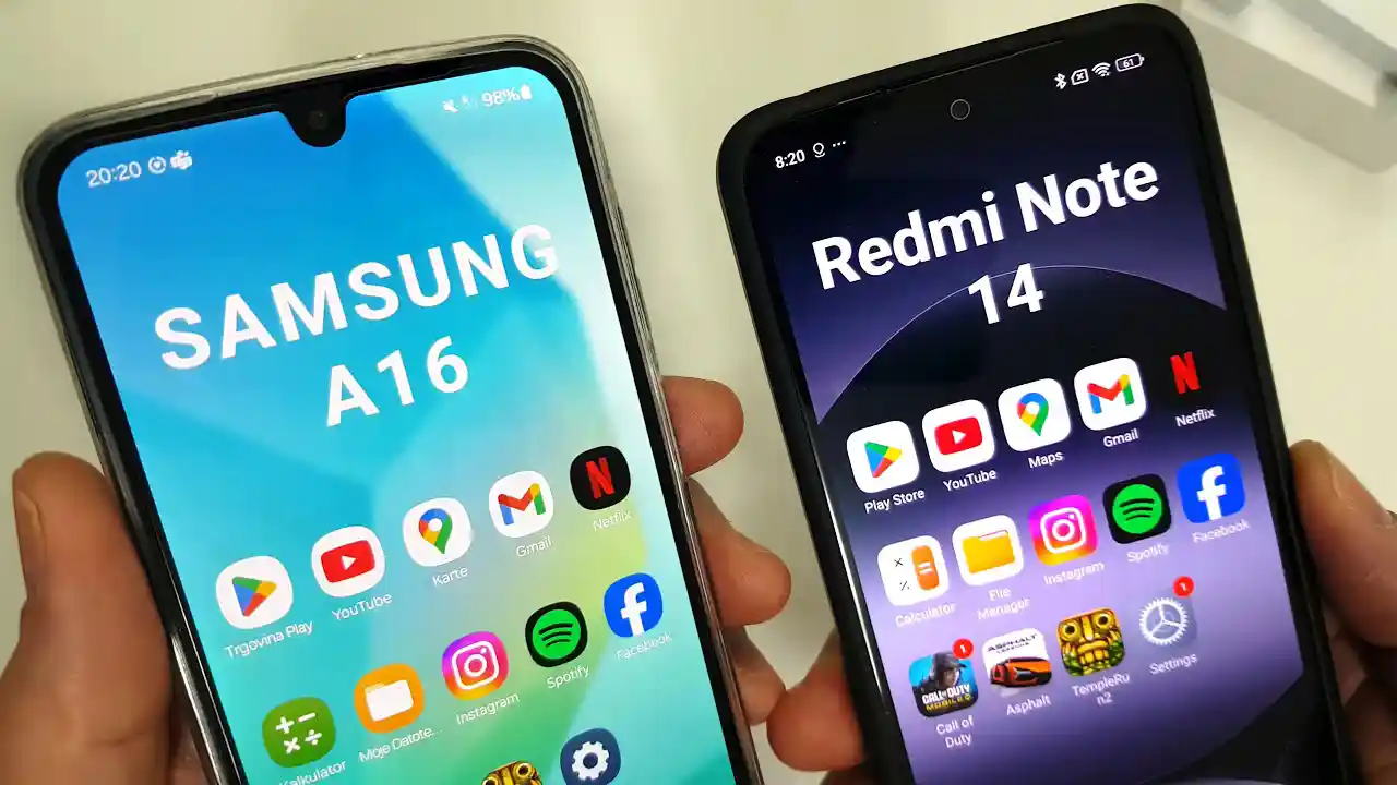 Note Red Note 2 و Galaxy A16 - هر دو تارزین 4G