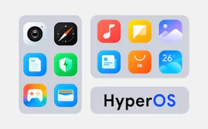 آیکون‌های جدید HyperOS 3