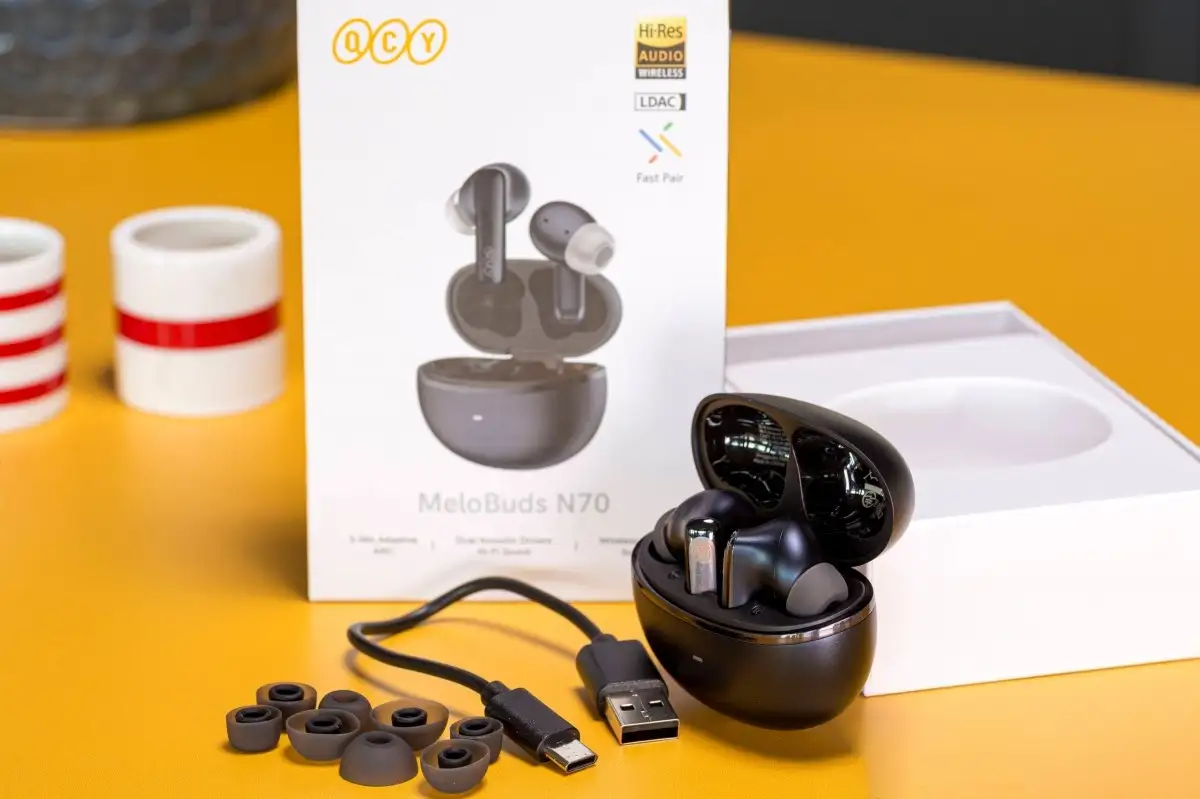 ایربادز QCY MeloBuds N70 با قابلیت حذف نویز قدرتمند و قیمت ۶۰ دلاری معرفی شد