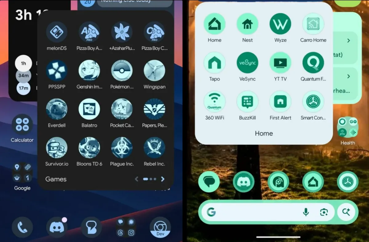 تغییر جدید Android 1