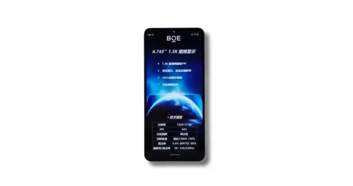 شرکت چینی BOE از نمایشگر IPS LCD جدید و تحسین‌برانگیز برای گوشی‌های هوشمند رونمایی کرد