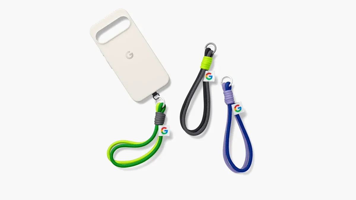 گوگل از یک بند مچی طنابی برای گوشی‌های هوشمند رونمایی کرد: رقیب Crossbody Strap آیفون ۱۷