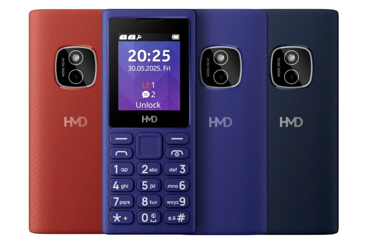 گوشی های ساده HMD 101 4G و HMD 102 4G معرفی شدند: قیمت پایه تنها ۲۲ دلار