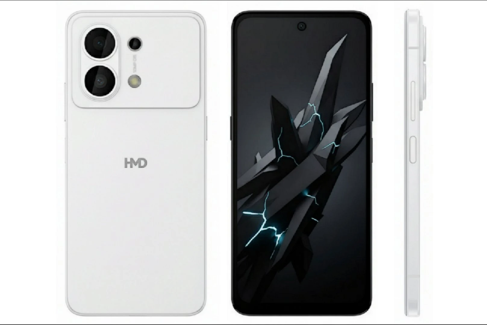 مشخصات و رندرهای HMD Ace 5G لو رفت: تراشه اسنپدراگون و طراحی الهام گرفته از آیفون