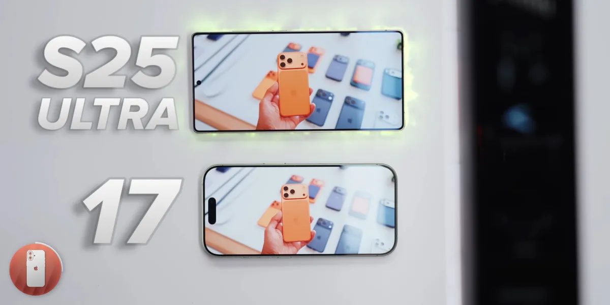 بازتاب چراغ Galaxy S25 برای آیفون 5