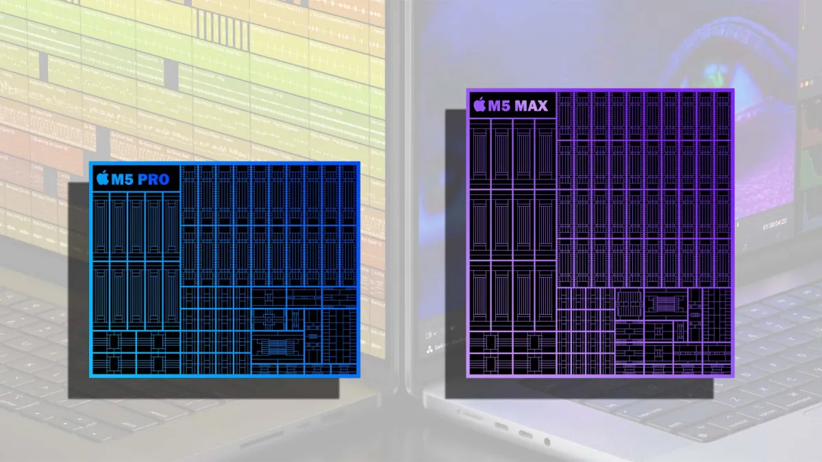 طراحی جدید تراشه M5 Pro و M5 Max اپل، امکان سفارشی‌سازی CPU و GPU را فراهم می‌کند
