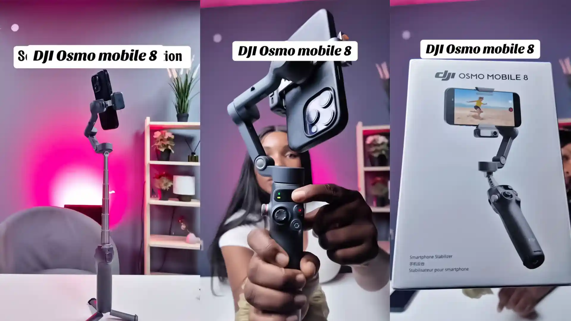 ویدیوی جعبه‌گشایی DJI Osmo Mobile 8 لو رفت: نگاهی به قابلیت‌های جدید پیش از رونمایی