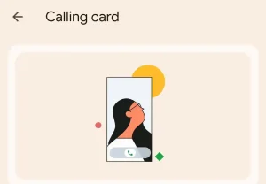 قابلیت Calling Card