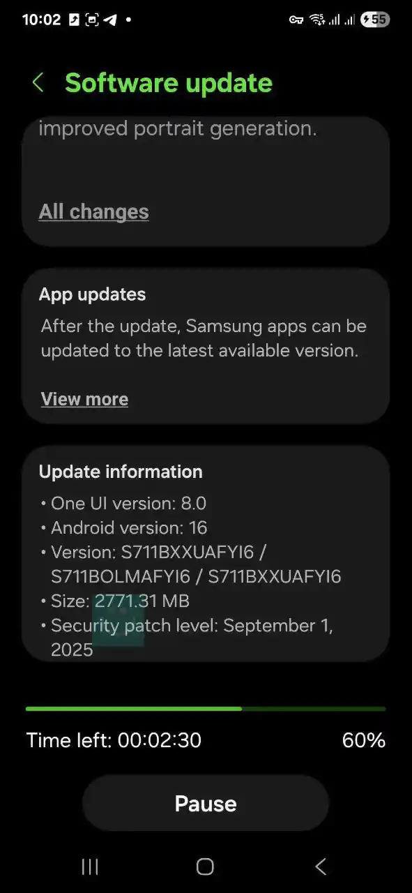 یک صفحه نمایش به روزرسانی UI 8 Galaxy S4 FA در ایران - Tarangi