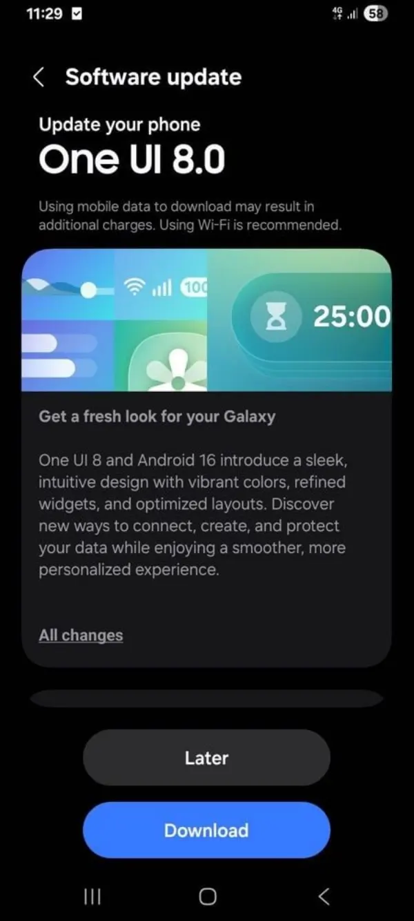 آپدیت One UI 8 گلکسی A06 سامسونگ منتشر شد: آخرین بهروزرسانی بزرگ این دستگاه
