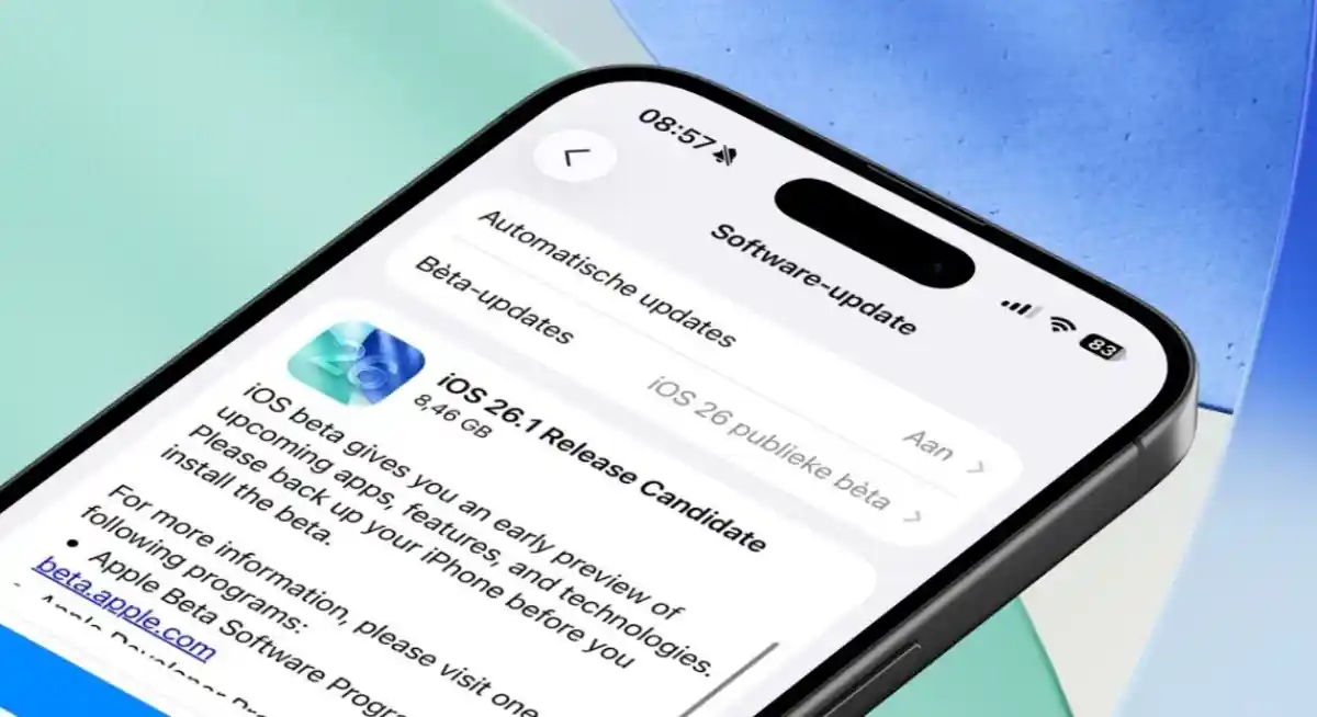 آپدیت iOS 26.1 RC