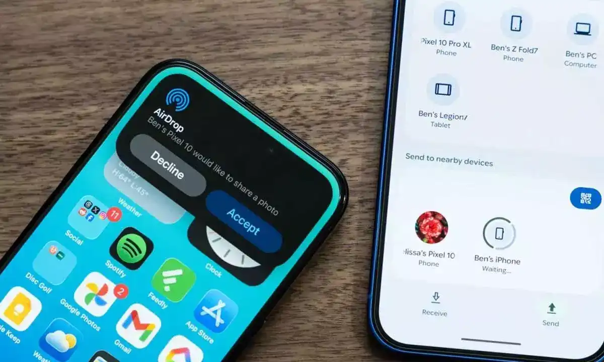 امکان انتقال فایل اندروید به آیفون