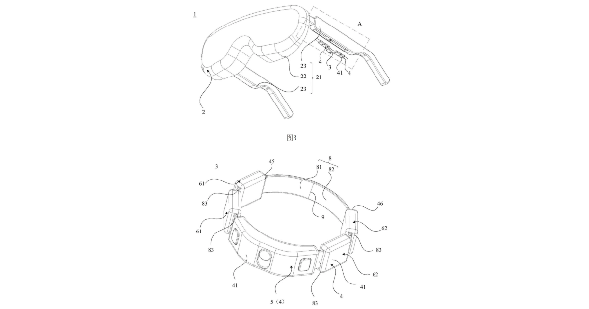 ایده انقلابی: پتنت عینک هوشمند هواوی با بندی که به «حلقه هوشمند» تبدیل میشود