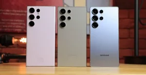 گلکسی اس ۲۵ اولترا در کنار اس ۲۴ اولترا و اس ۲۳ اولترا