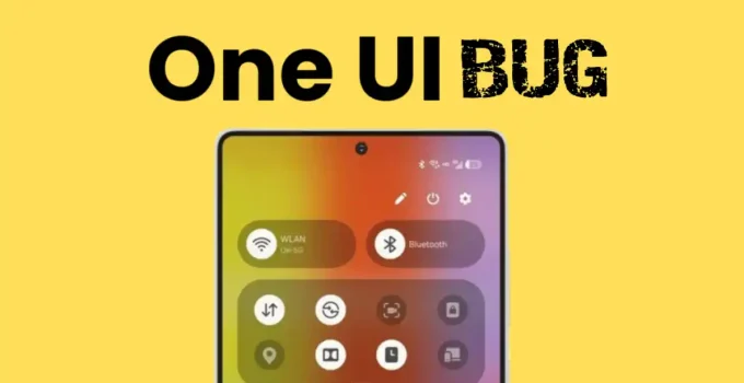 باگ های One UI