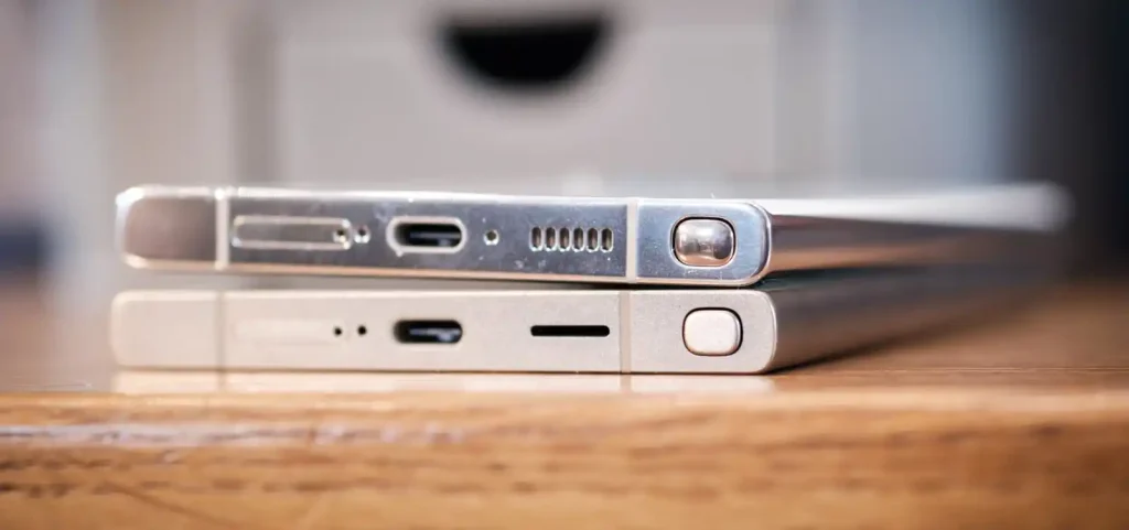 بالا گلکسی اس ۲۳ اولترا - پایین گلکسی اس ۲۵ اولترا