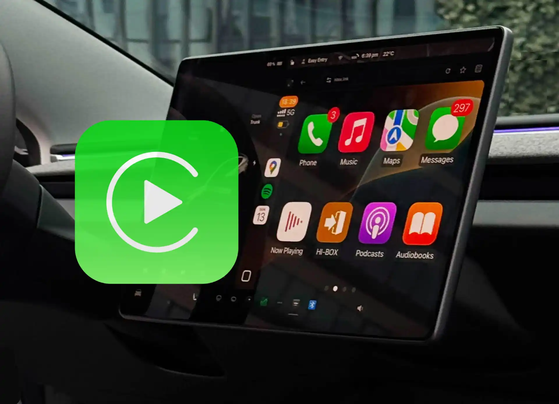 اضافه شدن کارپلی به خودروهای تسلا