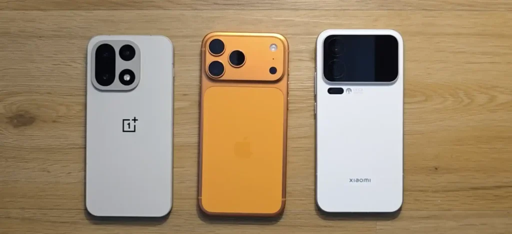 تست باتری وان پلاس ۱۵ در مقابل شیائومی ۱۷ پرو مکس و آیفون ۱۷ پرو مکس