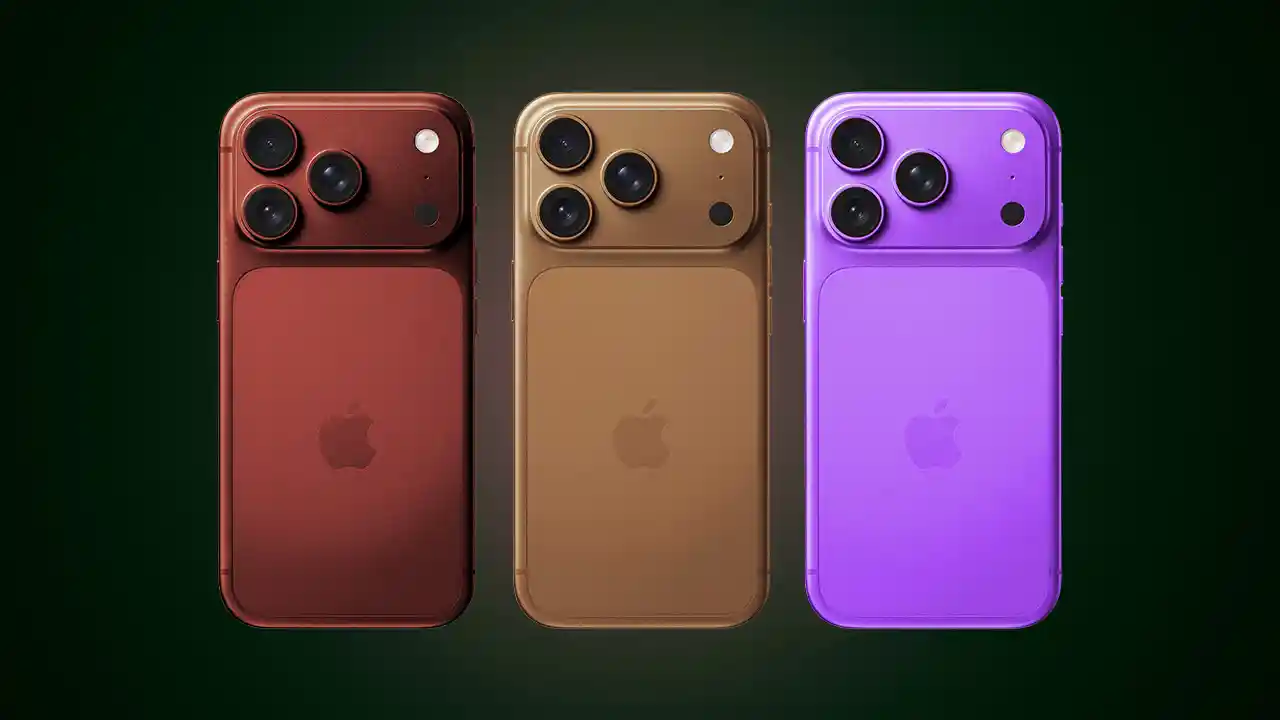 رنگ‌های آیفون ۱۸ پرو فاش شد: خداحافظی با تکرار و سلام به قهوه‌ای و شرابی!