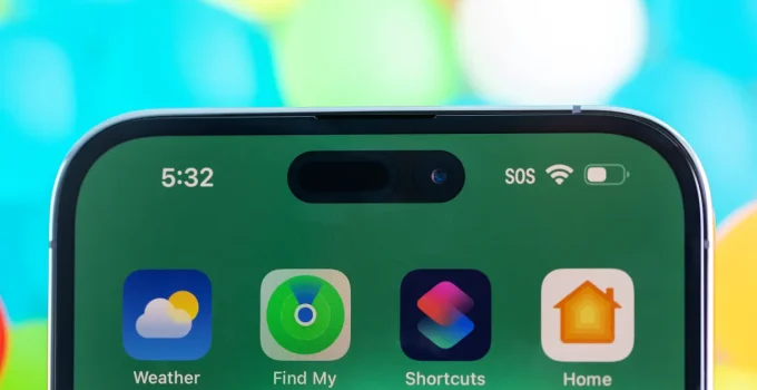 داینامیک آیلند آیفون ۱۸ پرو