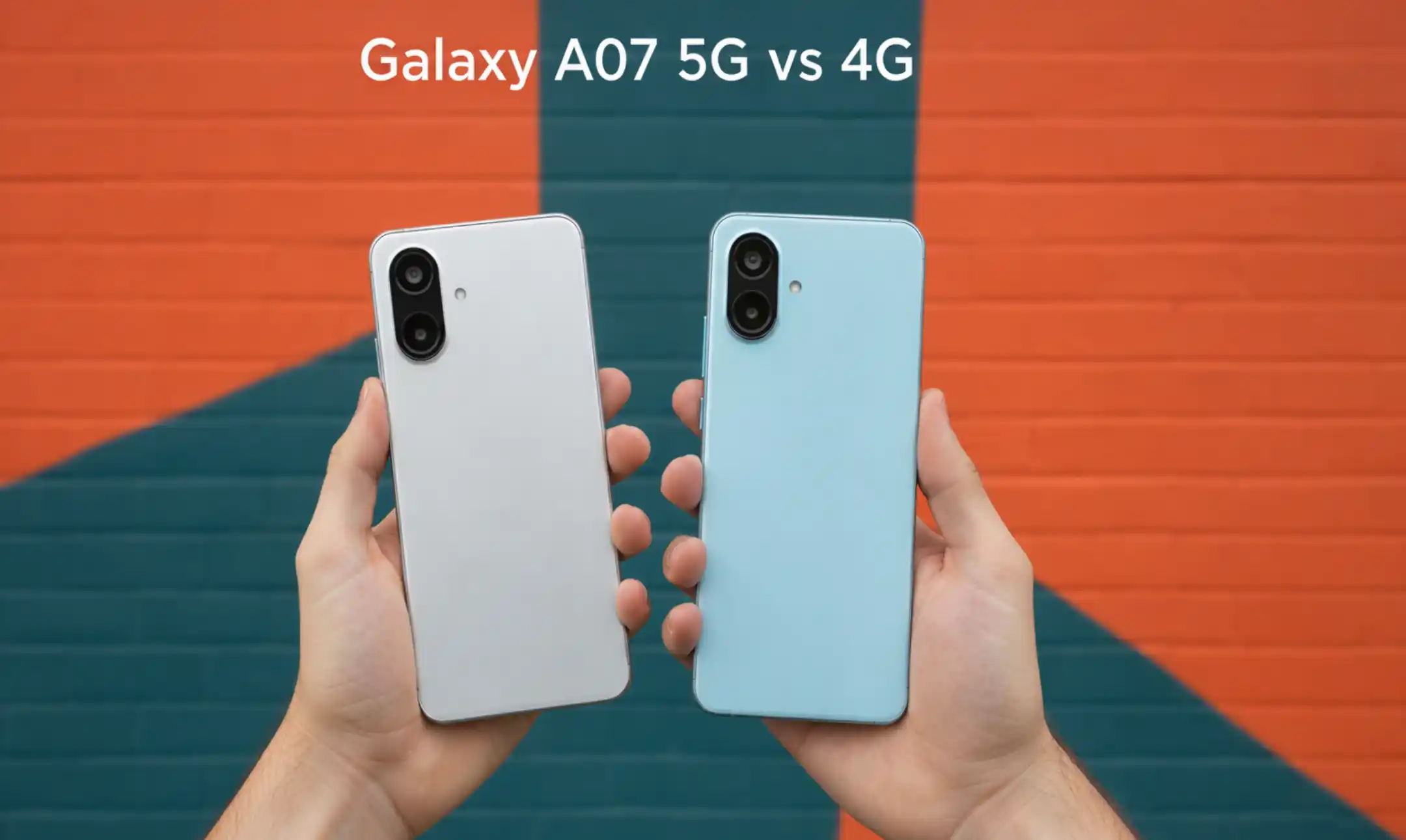 مقایسه گلکسی A07 5G و 4G