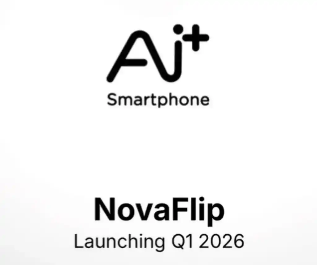 پوستر رسمی تایید زمان عرضه گوشی تاشو NovaFlip در سه ماهه اول ۲۰۲۶