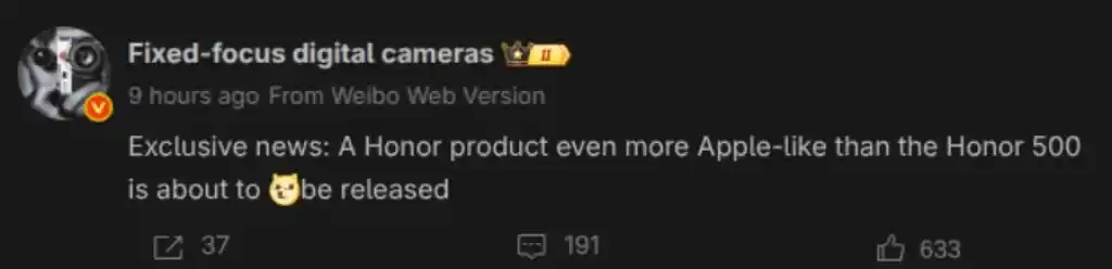 ادعای جنجالی درباره زبان طراحی جدید؛ آنر محصولی در راه دارد که حتی از سری ۵۰۰ هم بیشتر به آیفون‌های اپل شباهت خواهد داشت.