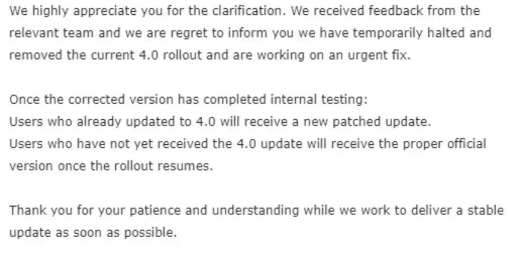تایید توقف انتشار Nothing OS 4 در تماس یکی از کاربران ناتینگ فون ۳ با بخش خدمات مشتریان
