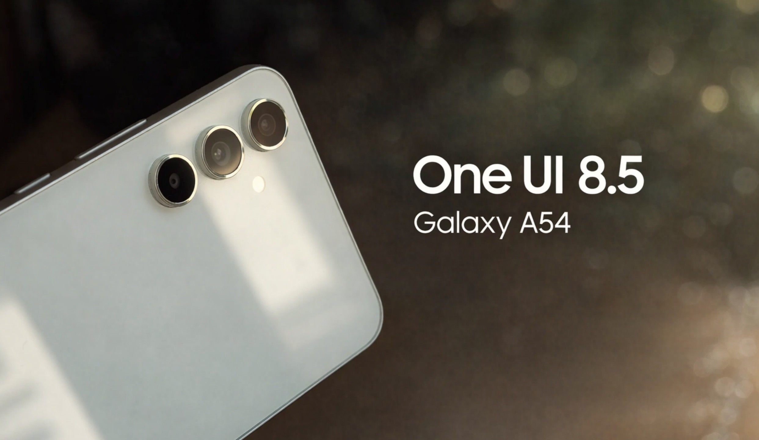 آغاز تست داخلی آپدیت One UI 8.5 برای سامسونگ گلکسی A54