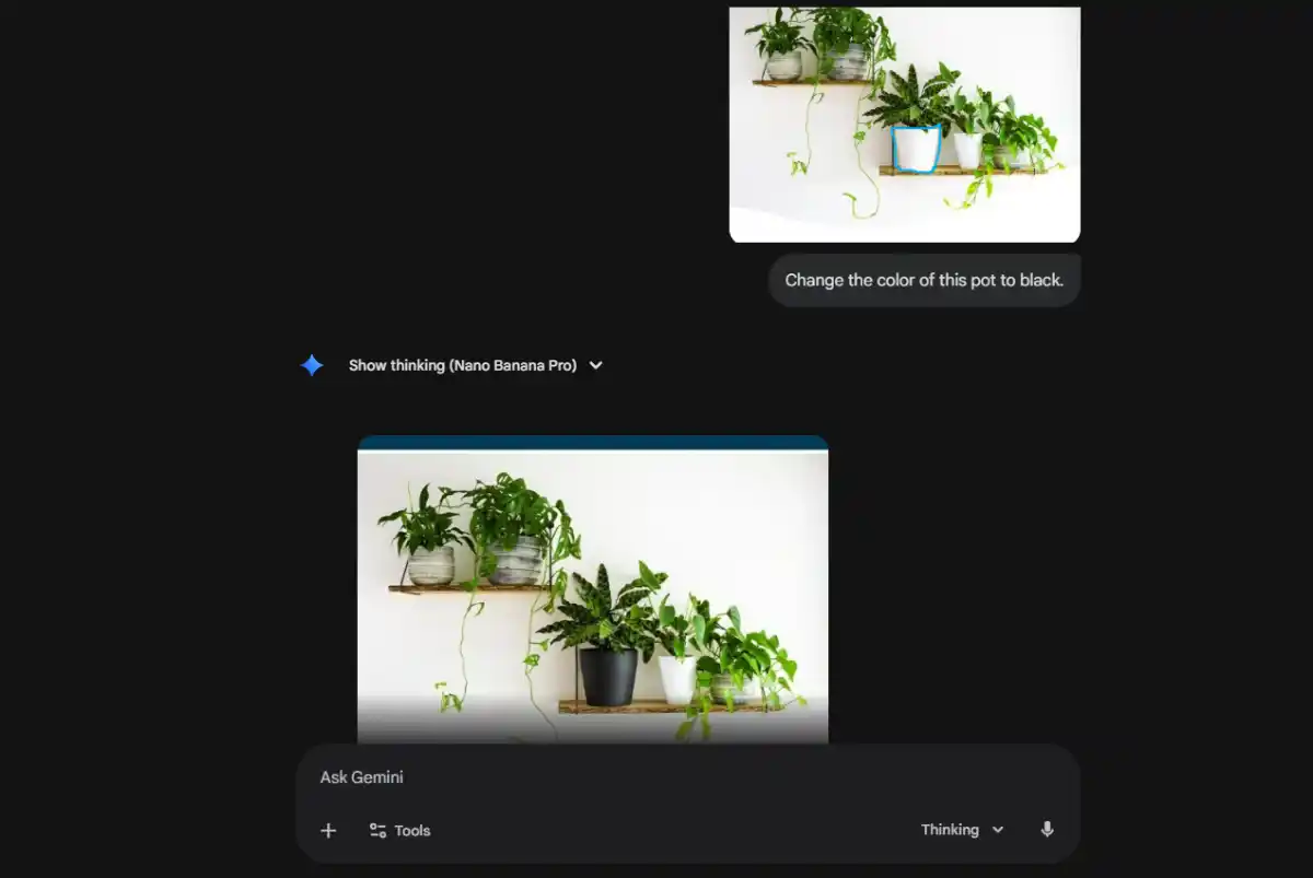 قابلیت جدید جمنای، امکان انتخاب و ویرایش بخشی از تصویر