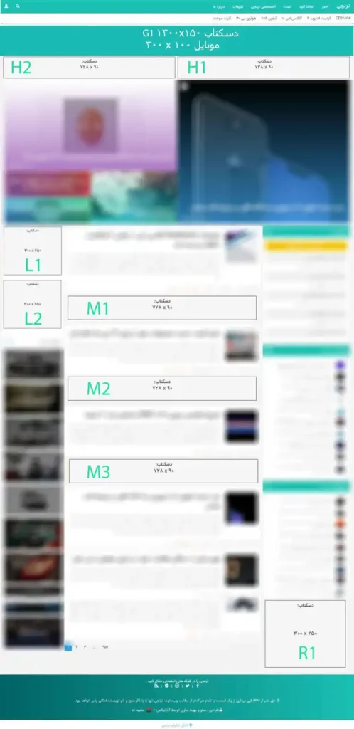 هزینه تبلیغات بنری ترنجی