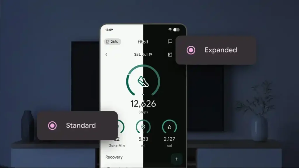 تم تاریک گسترده در اپدیت اندروید ۱۶