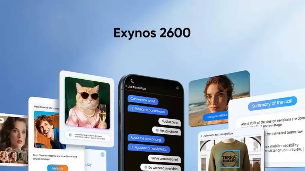 تراشه اگزینوس ۲۶۰۰ با لیتوگرافی ۲ نانومتری و قابلیتهای هوشمند، احتمالا قلب تپنده گلکسی S26 خواهد بود.