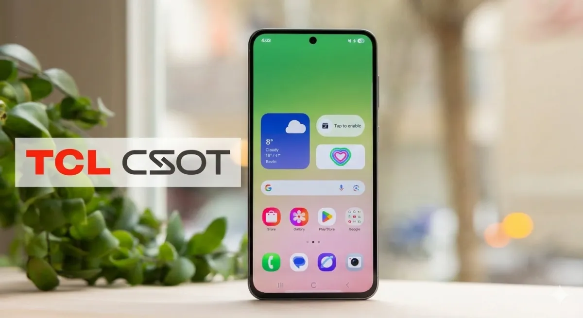 گلکسی A57 اولین گوشی سامسونگ با نمایشگر TCL خواهد بود