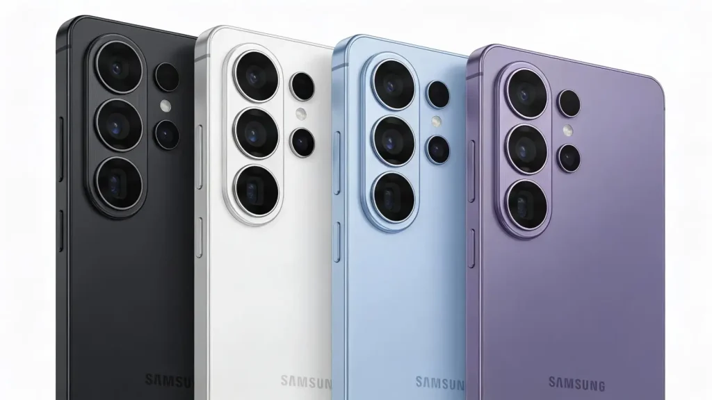 پیشنمایش رنگهای احتمالی سری گلکسی S26