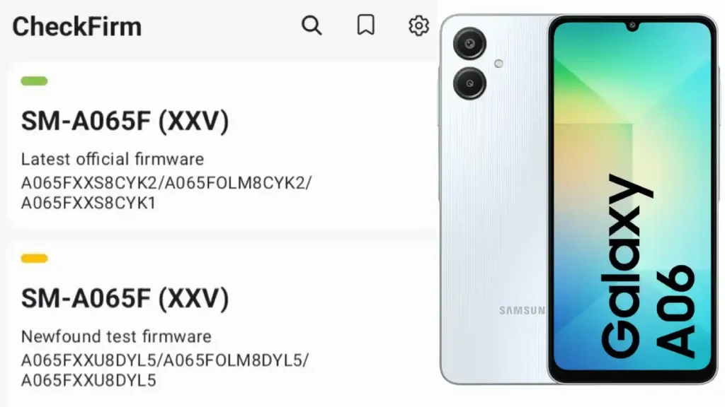 رویت نخستین بیلد آزمایشی One UI 8.5 برای گلکسی A06 در سرورهای سامسونگ