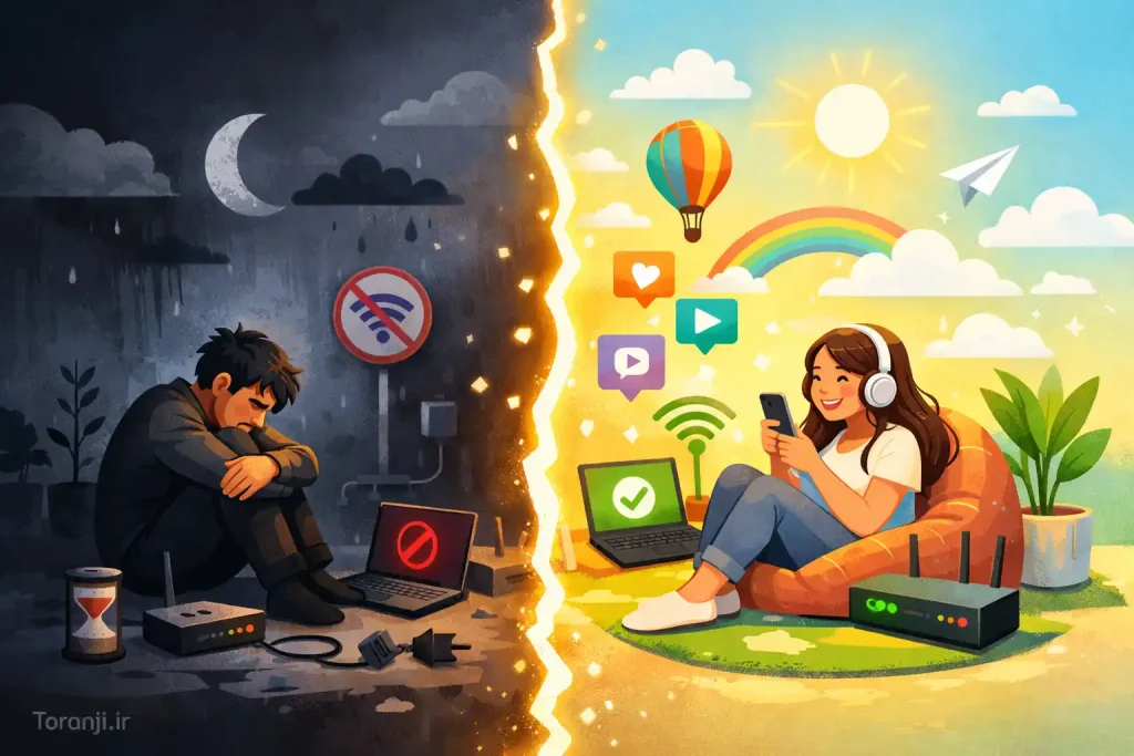 در انتظار اتصال اینترنت بین الملل در ایران