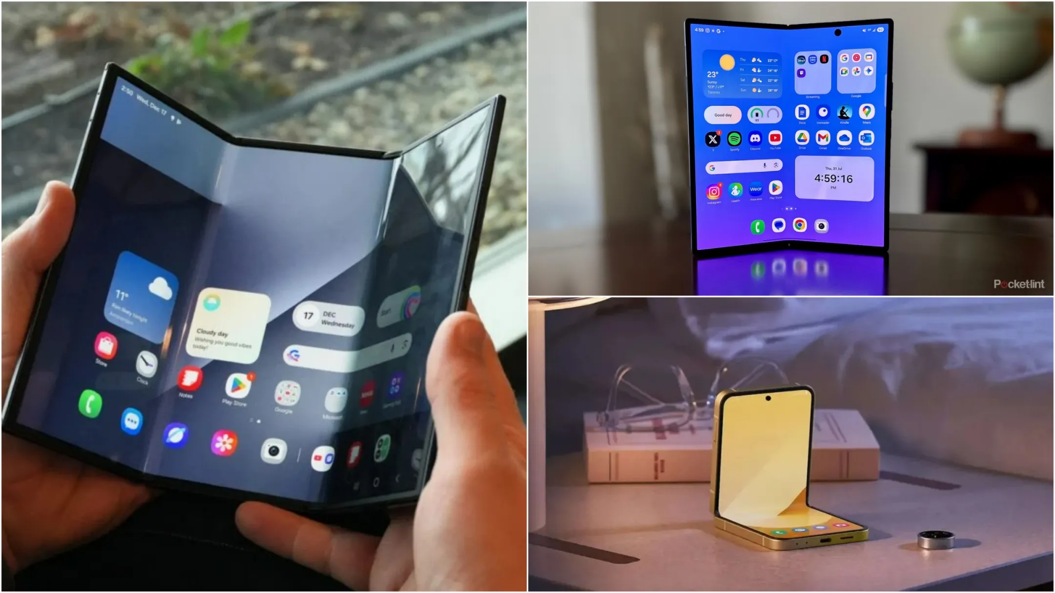 تست استحکام پنل‌های تاشو سامسونگ در CES 2026