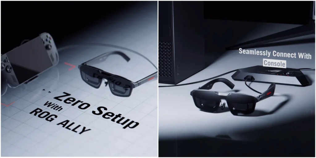 اتصال آسان عینک ROG XREAL R1 به کنسول دستی ROG Ally و کامپیوتر