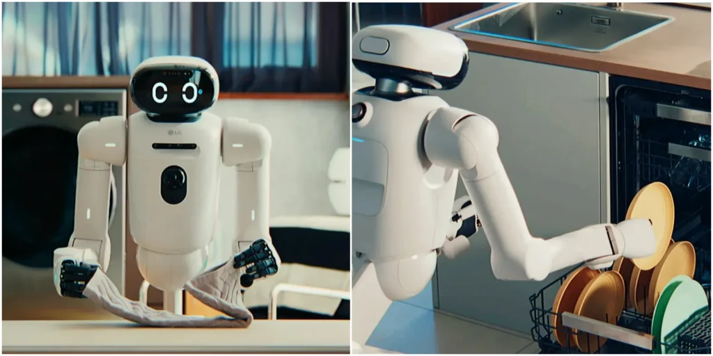 ربات خانگی LG CLOiD؛ دستیار همهکاره الجی با بازوهای متحرک و هوش مصنوعی