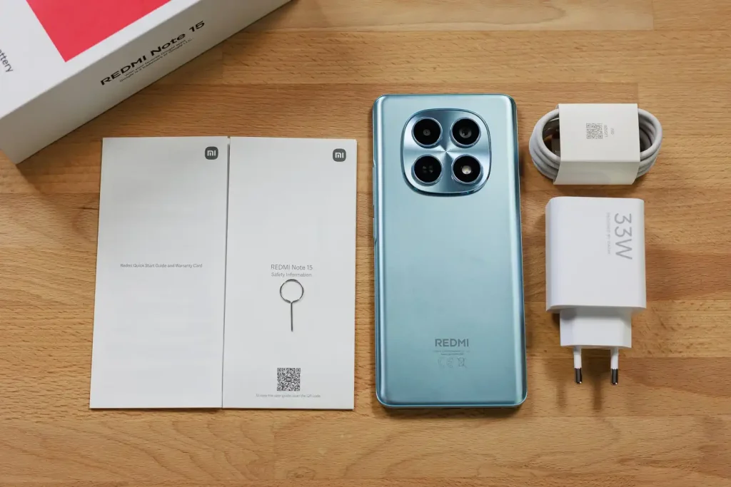 محتویات درون جعبه ردمی نوت ۱۵ مدل 4G