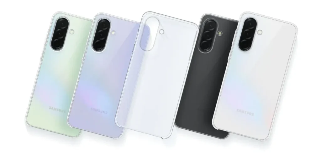 نمای پشتی گلکسی A57 و A37 با سه دوربین 