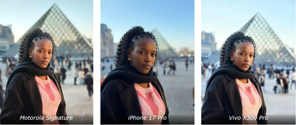 مقایسه کیفیت تصویر موتورولا Signature با رقبا در نور کم