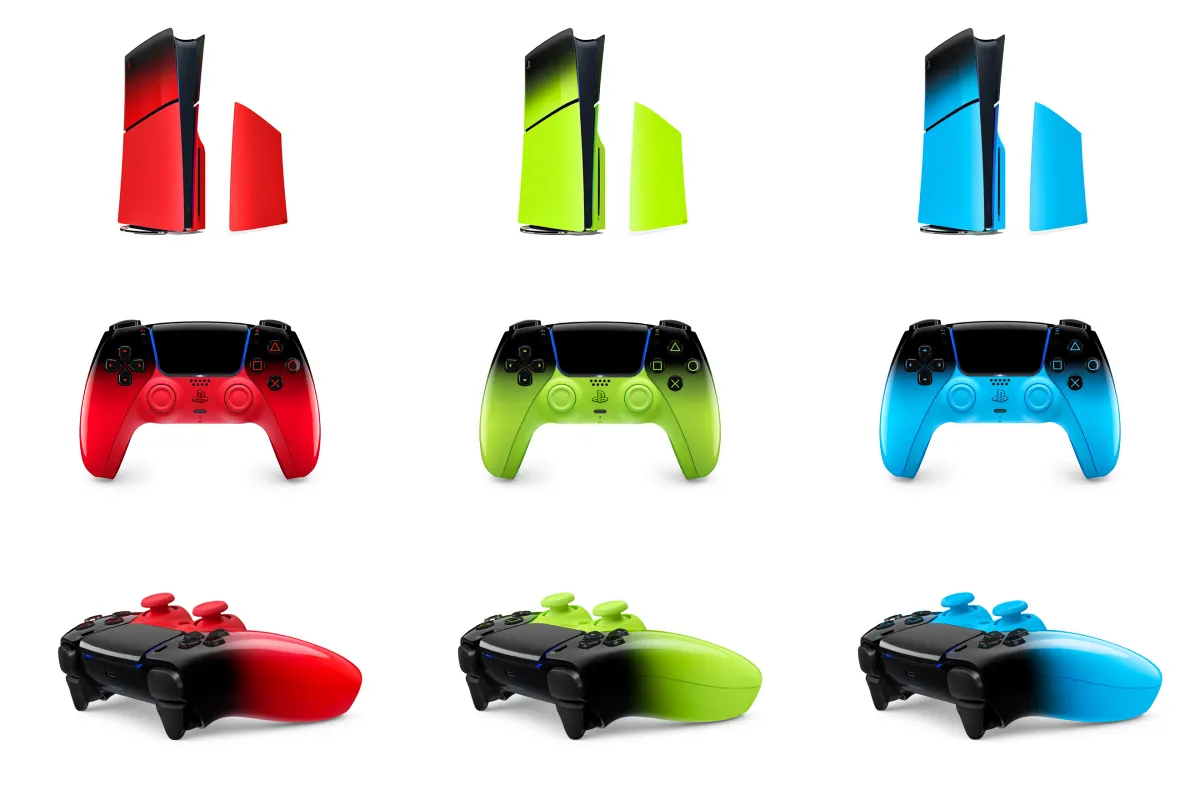 رنگ های جدید گرادیان نئونی PS5