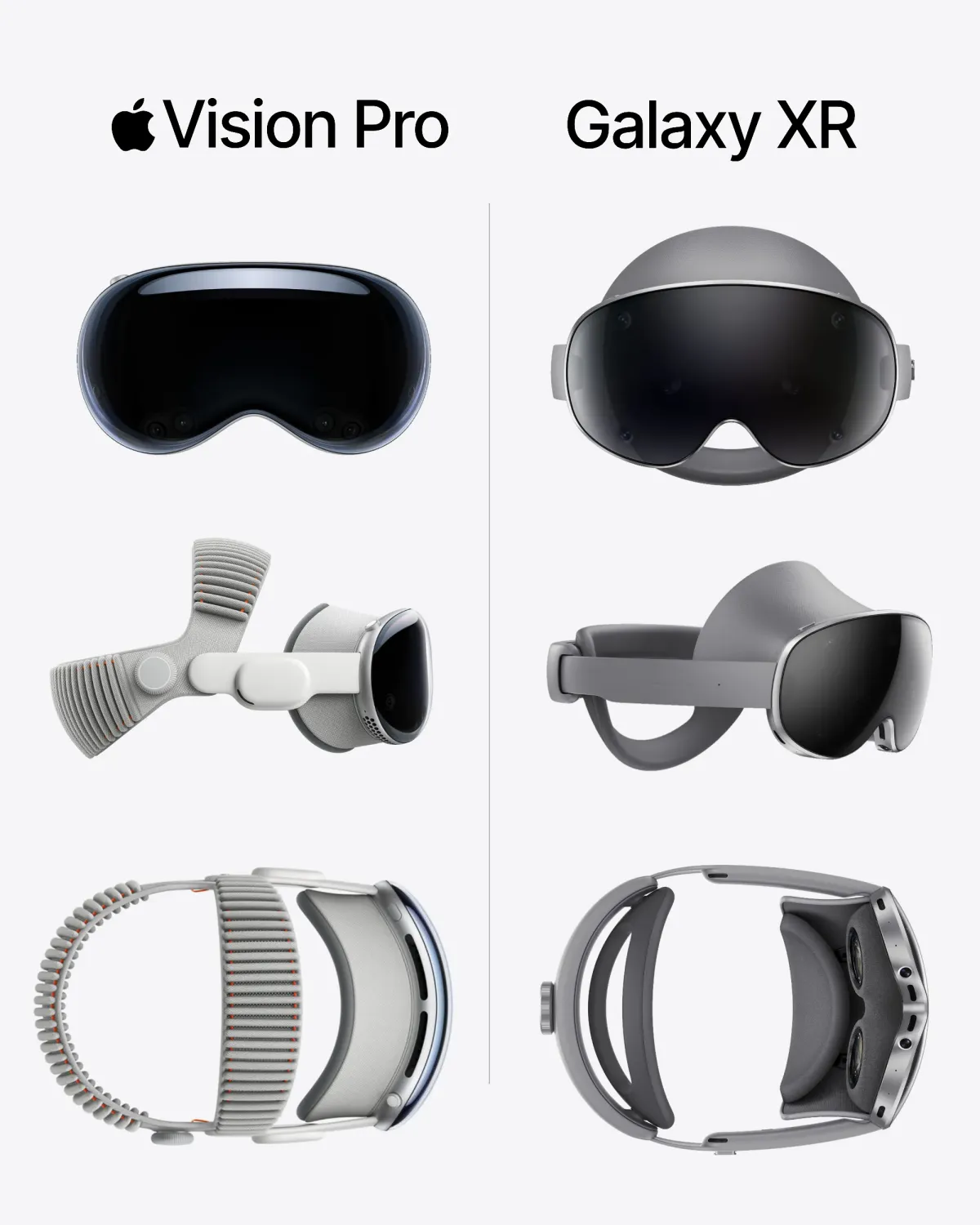 طراحی هدست گلکسی XR سامسونگ با تقلید از ویژن پرو اپل