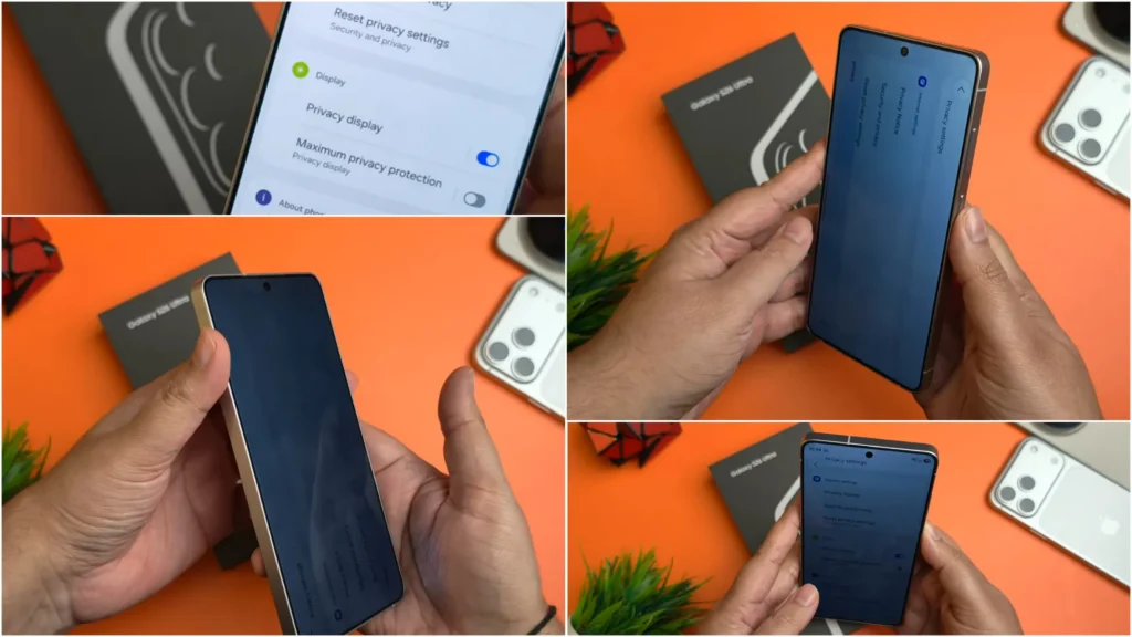 تست قابلیت Privacy Display؛ محافظت از صفحه در برابر نگاه‌های کنجکاو