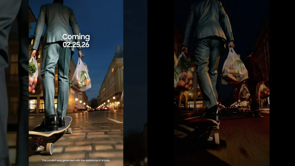 تیزر جنجالی گلکسی S26 اولترا که با هوش مصنوعی ساخته شده است.