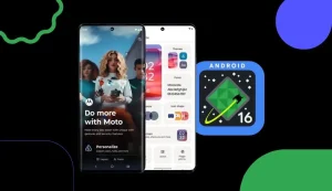 آپدیت اندروید ۱۶ موتورولا